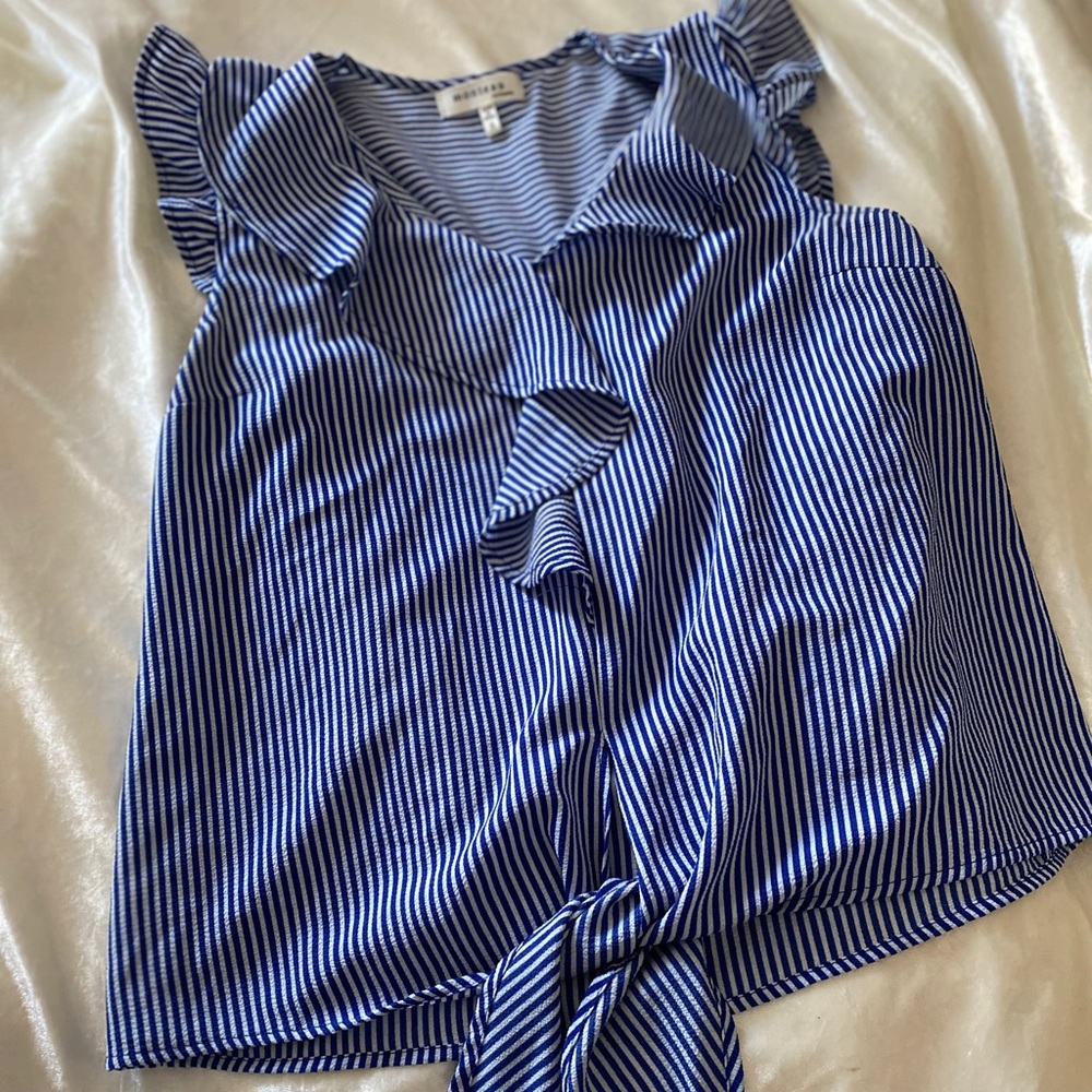 Blue blouse!
